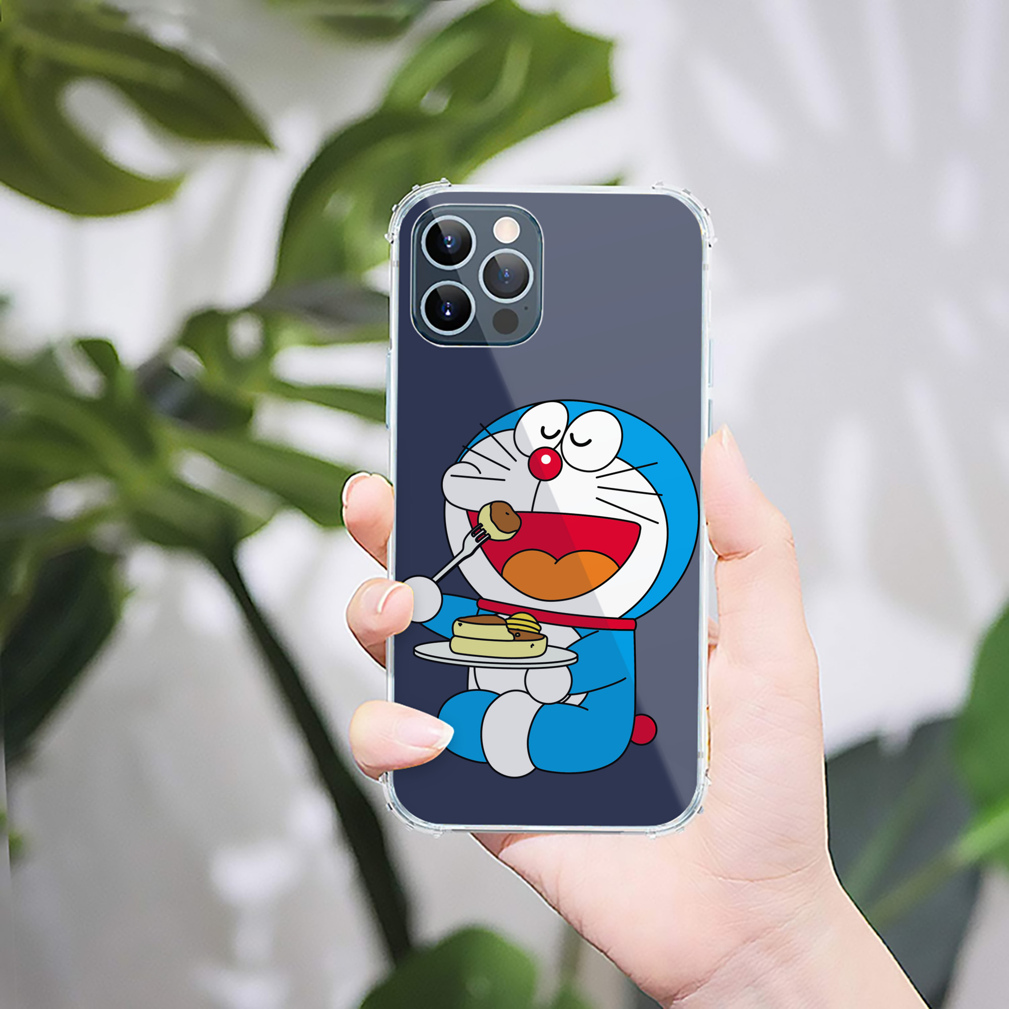 （画像用） ドラえもん Doraemon 【iPhone 12シリーズ対応】透明スマホケース（クリアソフトケース）